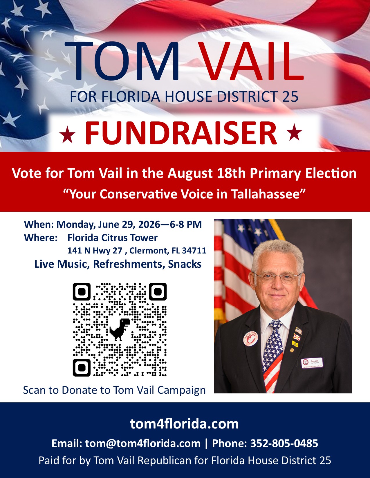 Tom Vail Fundraiser